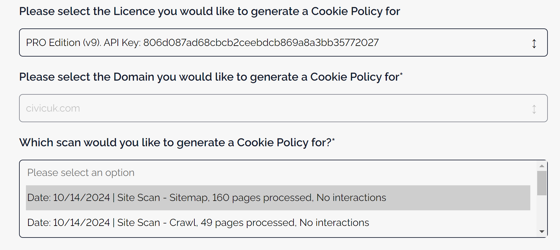 Cookie Control - Privacy Policy