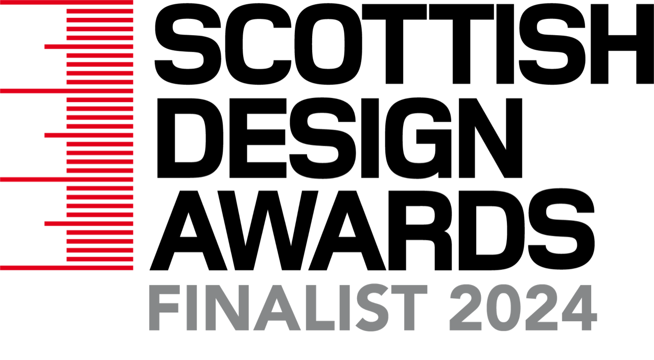 Scottish design awards finalist 2024 logo